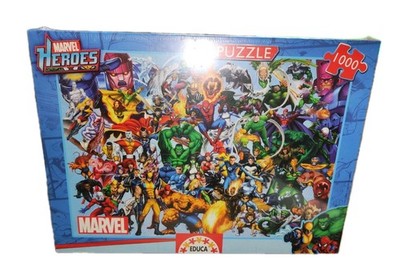 Educa Puzzle 1000 Teile Marvel Heroes Jigsaw Puzzle Neu