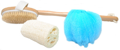 Wellness Bade Set, 3-teilig - versch. Farben