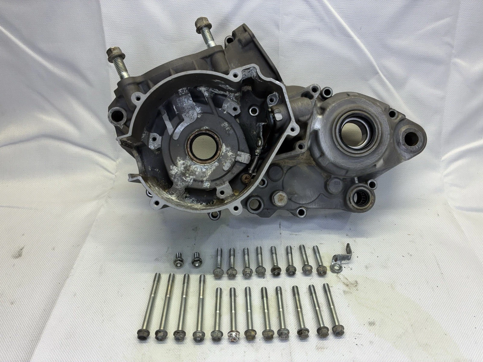 1993- 1996 KTM 360 EXC Left side engine motor crankcase crank case 54630003600
