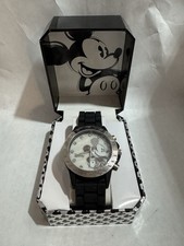 Disney Mickey Mouse Tachymeter MOP Rhinestones NIB Fresh Battery