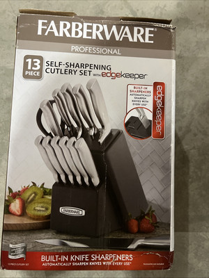 Farberware 13pc Self-Sharpening Cutlery Block Set #5218119 BRAND NEW