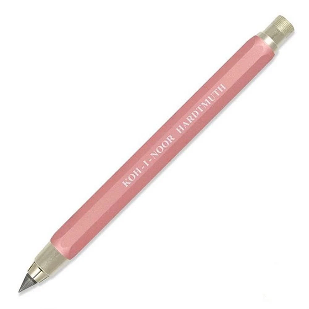 Portaminas Koh I Noor Versatil 5359 Plata 5 Mm Con Estuche Plateado