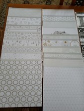 Christmas/New Year Scrapbook Single Sided 12 x 12 Paper 19 Sheets Embellishments