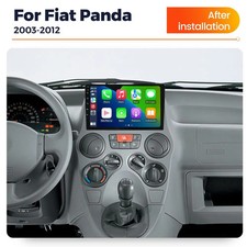 Autoradio Android 9'' Touch per Fiat Panda 2003-2012 CarPlay Android Auto