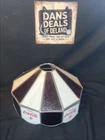 Vintage Nostalgic RARE Coca-Cola Stained Glass Hanging Lamp shade GREAT FREESHIP