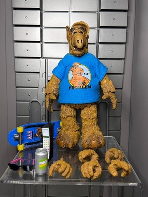 Neca Ultimate Action Figure ALF Alien Life Form Totally 80s LOOSE INCOMPLETE