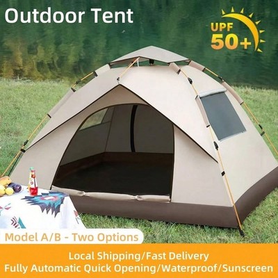 2-4 Person Automatic Camping Tent Quick Open Portable Outdoor Shelter