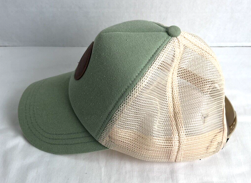 Cappello da baseball a rete Rip Curl berretto tinta unita verde menta/tema pesca snapback regolabile - Foto 4 di 7