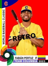 FABIAN PERTUZ WORLD BASEBALL CLASSIC 2023  CUSTOM CARD