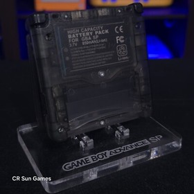 Smoke Grey Nintendo Game Boy Advance GBA SP IPS Adjustable Brightness