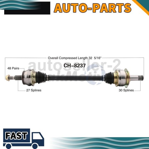 For Dodge Challenger 2011 2012 2013 2014 TrakMotive Rear Right CV Axle Shaft