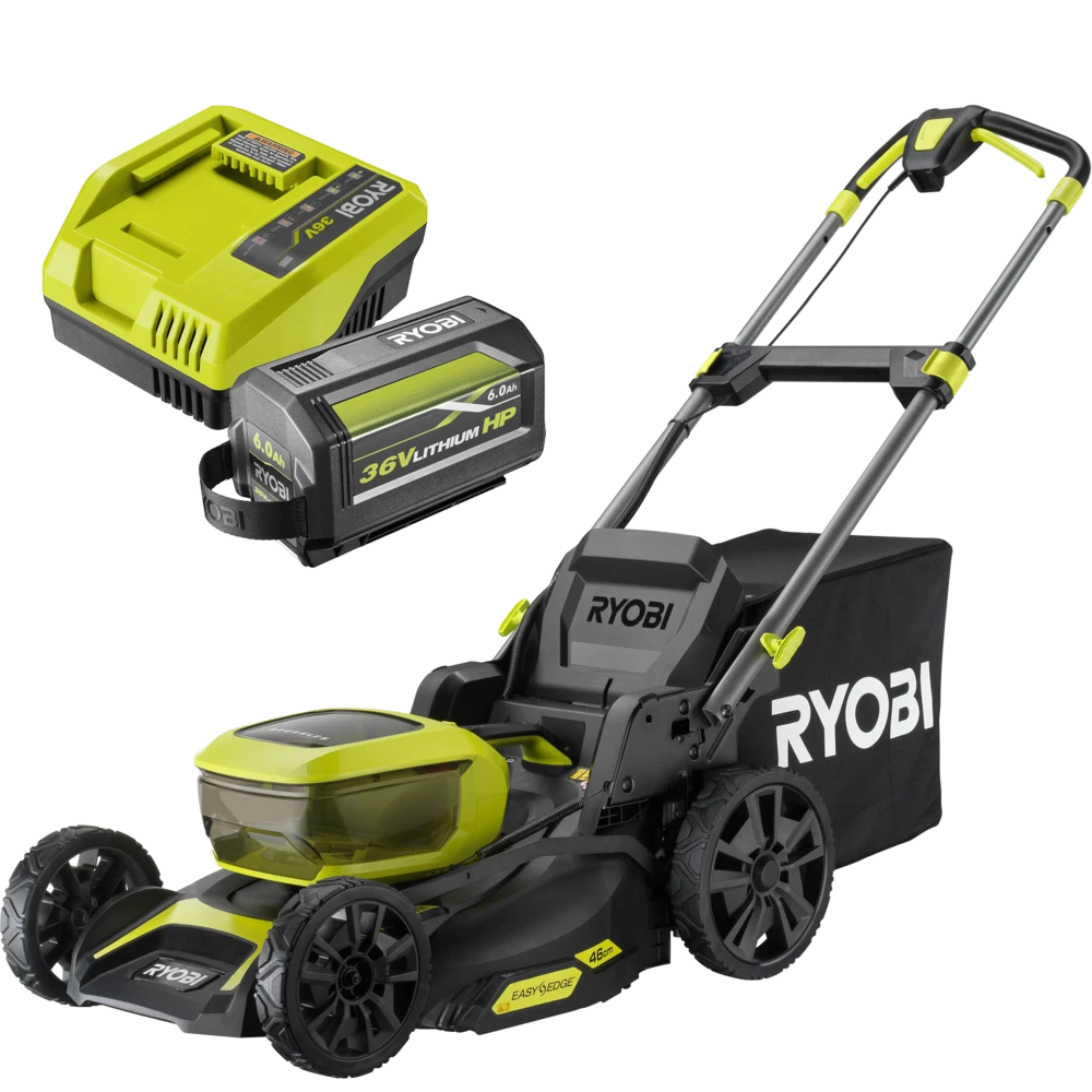 Ryobi 36v 46cm lawn mower sales