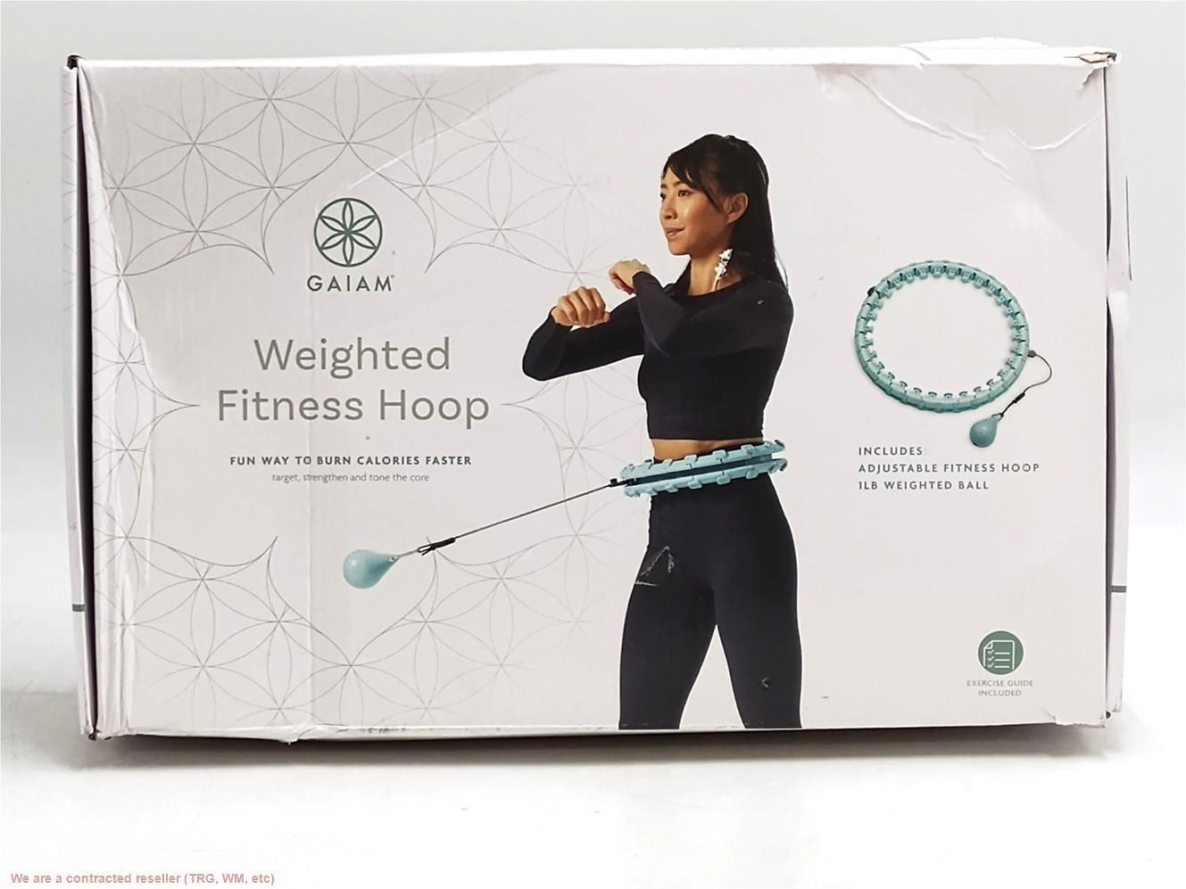 Утяжеленный обруч для фитнеса Gaiam *ПОДРОБНЕЕ*