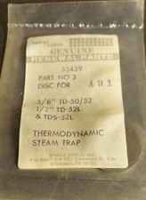 Sarco 55439 Steel Disc 3/8" TD50/52. 1/2" TD52L  TDS52L