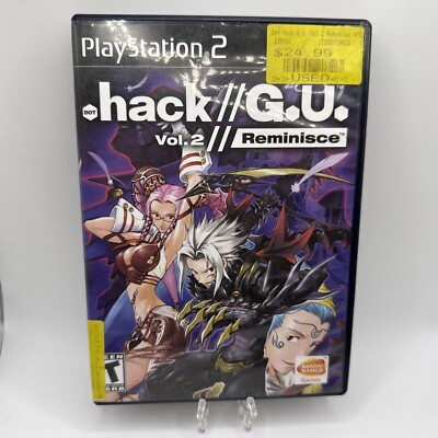 .hack G.U.: Vol. 2 -- Reminisce (Sony PlayStation 2, 2007) Case And Manual Only
