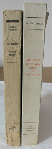 LOT 2 EO MARCELLE BOUTEILLER CHAMANISME ET GUERISON MAGIQUE + MEDECINE POPULAIRE - Imagen 2 de 5