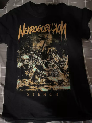 Nekrogoblikon Black T-Shirt Cotton Full Size S-5XL