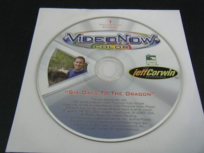 VideoNow Color The Jeff Corwin Experience (PVD, 2004) - Disc Only!!!