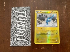 2012 POKEMON THUNDURUS BLACK STAR PROMO BW41 CARD FORCES OF NATURE FULL ART HOLO