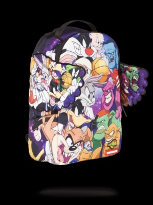 Sprayground Space Jam Wings ~ Good vs. Evil Backpack RARE