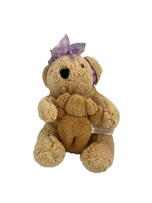 Dan Dee Plush Laurells Attic Teddy Bear Mother Baby Stuffed Animal Toy Vintage