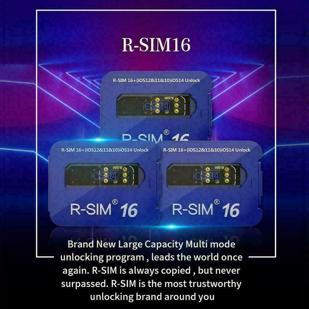 Upgrade RSIM 16 Nano Unlock Card for iOS14 iPhone 12 Pro 12 Pro