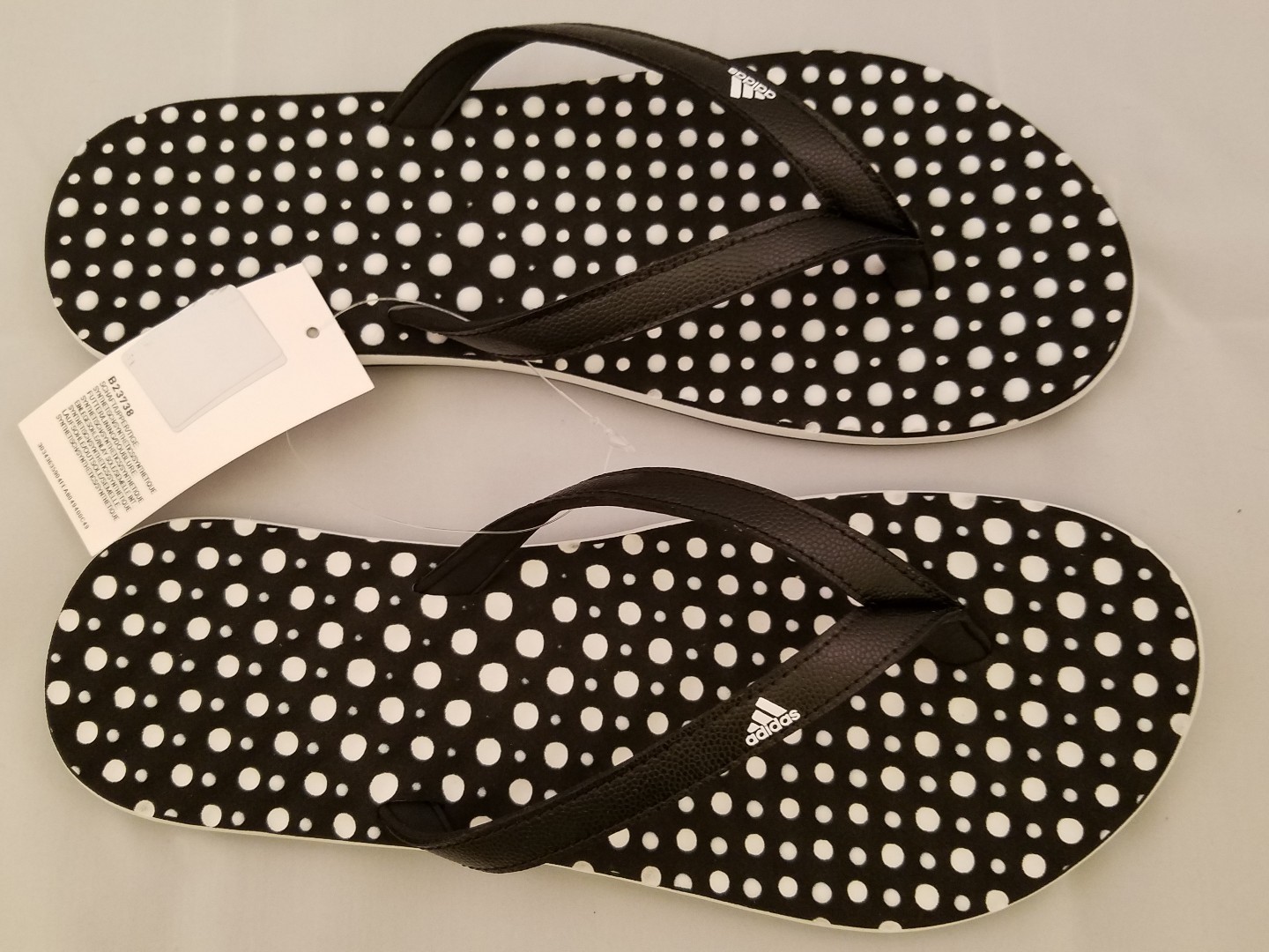 adidas eezay dots flip flops