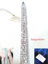Bracciale Donna CRISTALLI SWAROVSKI Elements Originali Argento 925  Gioielli oro