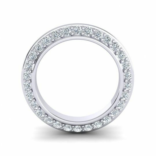 Bague Bande Diamants Marquise 0,95 Carats En Or Rose 14K - Parfaite Pour Anniversaire, Fiançailles Ou Cadeau Romantique