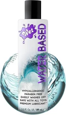 Wet Water Based Lubricant, Long Lasting ,Men,Women,Anal,Condom Safe,PH balanced