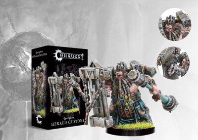 Herald of Stone Dweghom Conquest Para-Bellum Fantasy Tabletop Strategie NEU/OVP