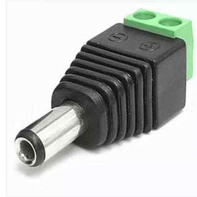 Lot De 5 Paires Connecteurs DC Jack 2.1mm Mâle/Femelle à Vis - Adaptateur 12V - Neuf