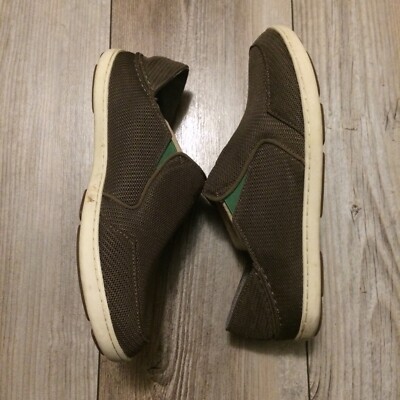 OLUKAI Nohea Mesh Brown 10.5 / 43.5 Men Slip-On Loafers  display picture 1