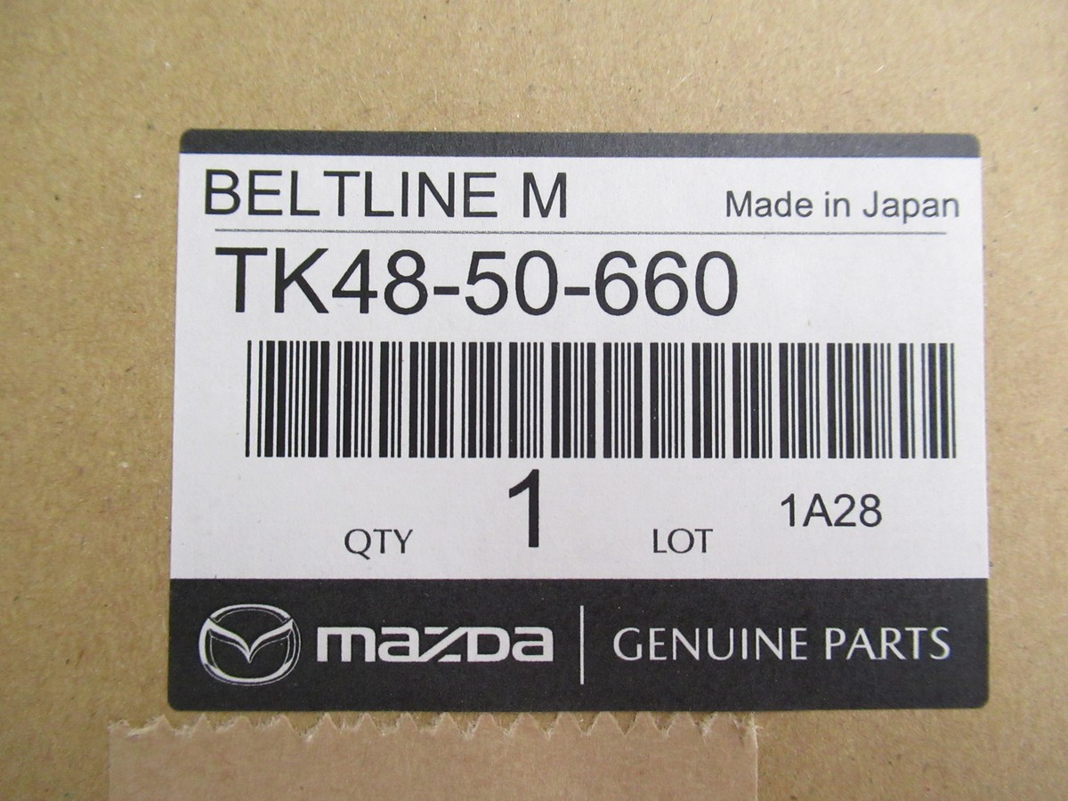 Genuine OEM Mazda TK48-50-660 Passenger RH Rear Belt Molding 2016
