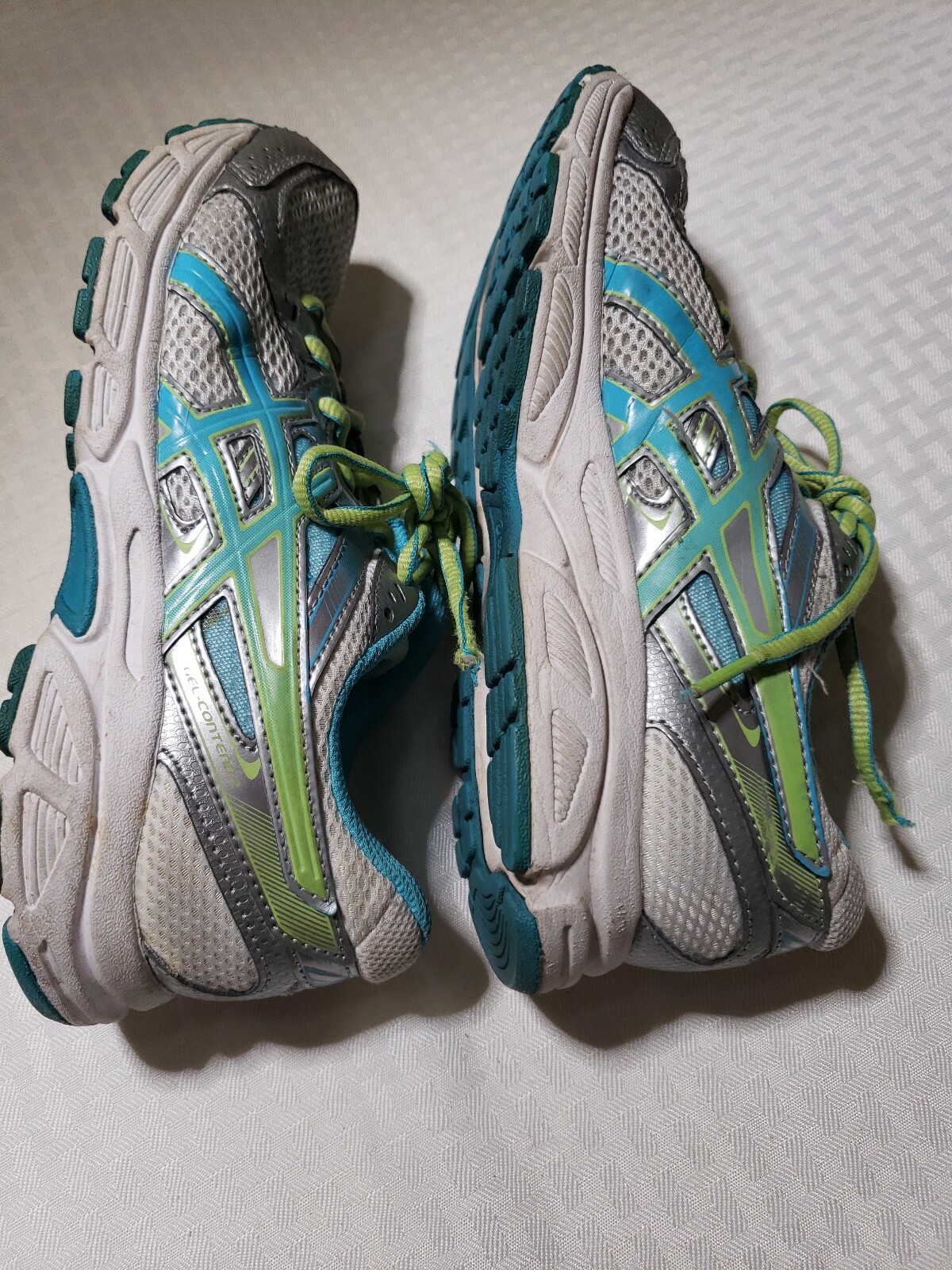 Asics GEL Contend 2 Trainers Women's Running Shoes Size 8 ~ Eur 39.5 (T474N)
