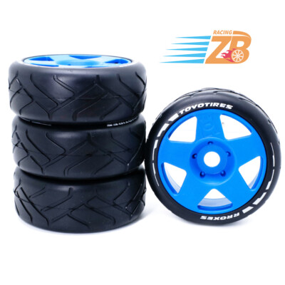 1/8 Scale RC Off Road Buggy Tire Wheel 17mmHex For Redcat Losi HPI WR8 HSP 4pcs