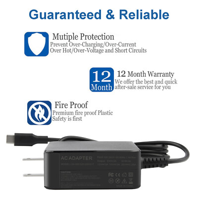 Dell Adattatore Di Alimentazione Caricatore USB-C Type-C 65W WMDHR 2WDR5 2YK0F J - Foto 7