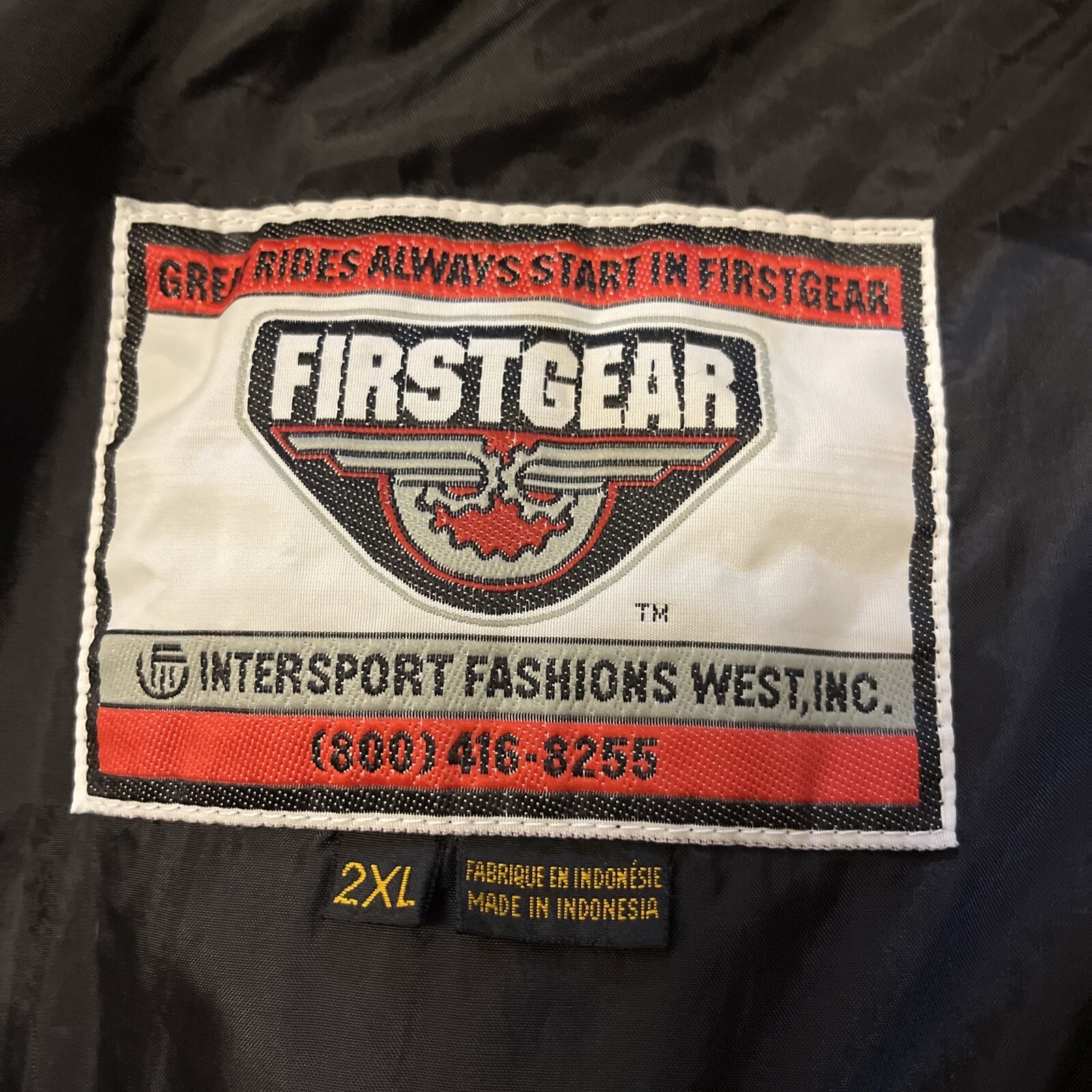 Firstgear First Gear 2XL Mens Rainman Motorcycle Packable Rain Jacket Reflective