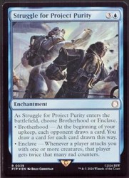 Struggle for Project Purity #39 MTG Fallout Foil