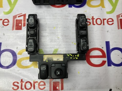 1998-02 MERCEDES-BENZ C CLASS W202 GEAR SHIFTER BEZEL TRIM CARBON 2108213951 - Picture 10 of 12