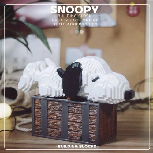 Peanuts Snoopy Magic Blocks, 1621 Pcs Mini Building Blocks Challenging Game Gift - Picture 12 of 12