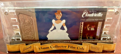 WALT DISNEY WILLITTS CINDERELLA COLLECTOR 35 MM FILM CELS EDITION 3717