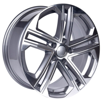 18''x8.0 GUNMETAL Sport Optics RS Style Wheels Rims FITS AUDI A4 A5 A6 S4 S5