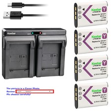 Kastar Battery Dual Charger for Pentax D-LI78 DLI78  PENTAX Optio M60 Optio S1