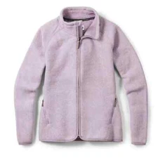 Smartwool Women Hudson Trail Full Zip Jacket Primrose Medium 11524-H48 