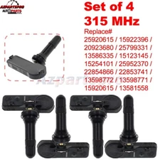 (4) 13586335 13581558 NEW For GM TPMS TIRE PRESSURE MONITORING SENSOR 25920615 