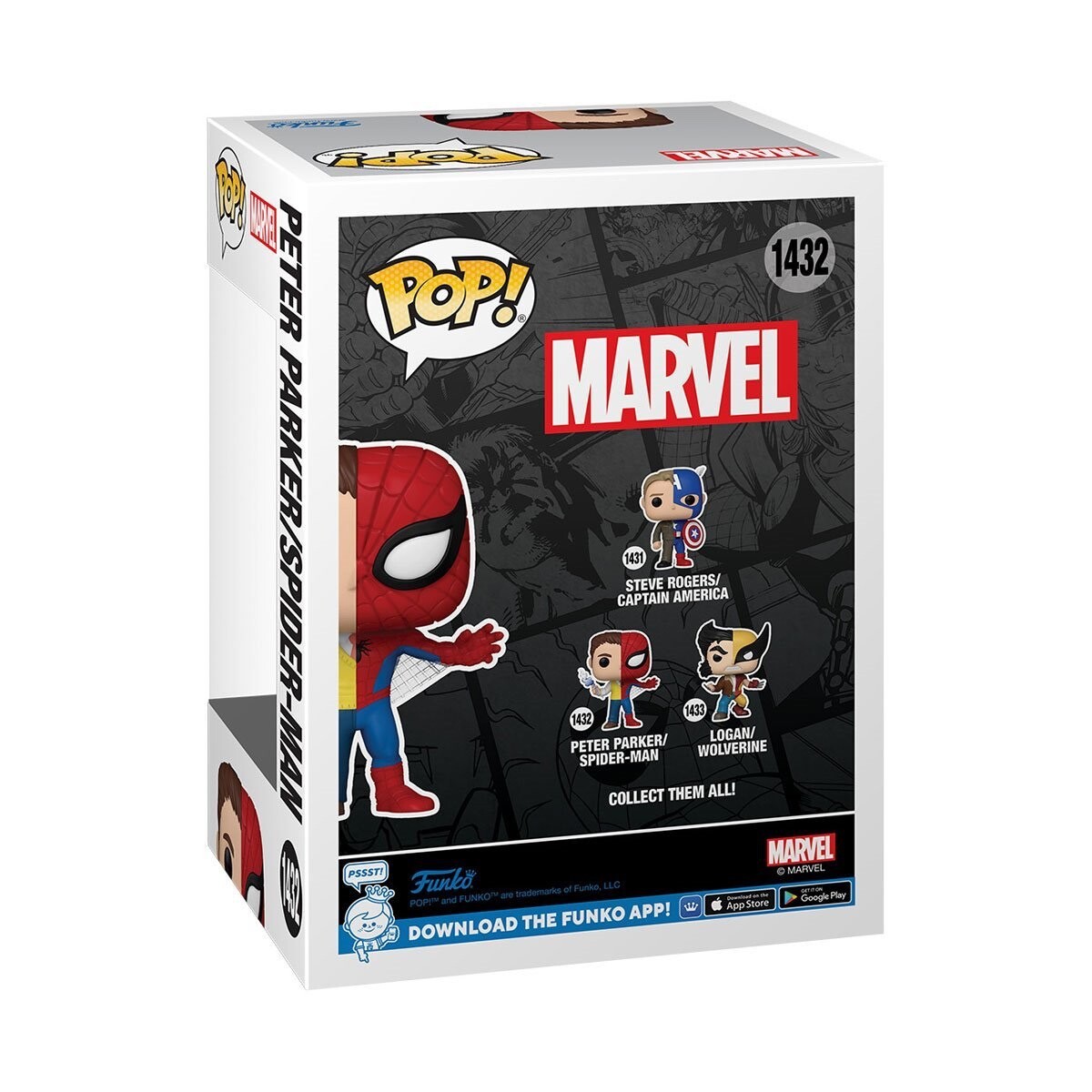 MARVEL - フリッフリル Marvel Comics Split Peter Parker/Spider-Man POP Vinyl Figure