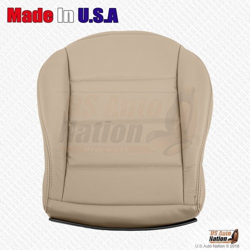 1999 - 2004 Volkswagen Jetta Driver Bottom Replacement Leather Seat Cover Tan - Picture 6 of 9