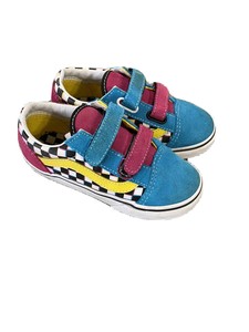 kids multicolor vans