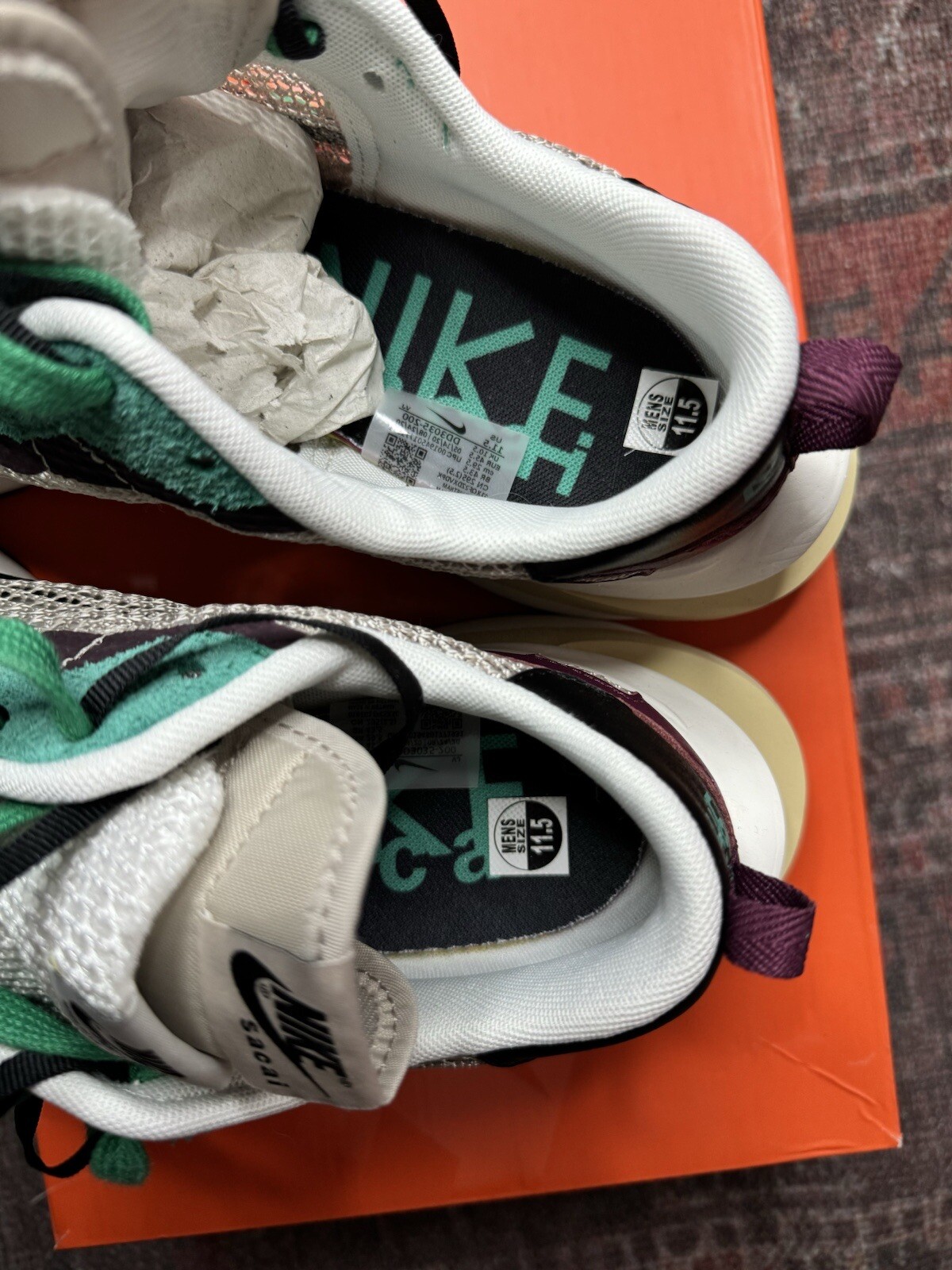 SACAI X NIKE Taglia 11 5 Nike sacai x VaporWaffle SP rosso villain PASS AS DEADSTOCK